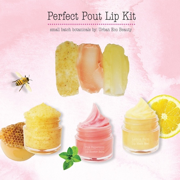 Perfect Pout Healthy Lip Booster Trio Kit / Organic Lip Plumping Kit - Picture 6 of 15